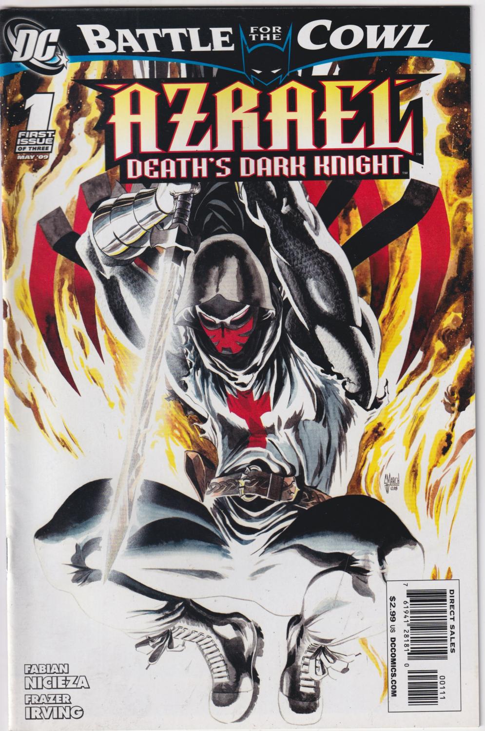 AZRAEL DEATHS DARK KNIGHT #1-3 DC 2009 COMPLETE SET