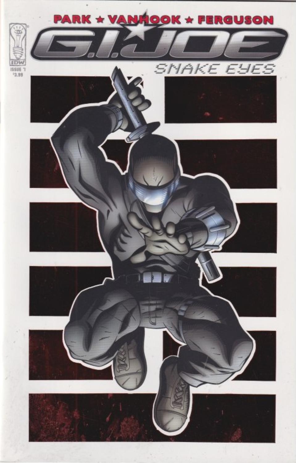 G.I. JOE SNAKE EYES #1-4 IDW 2009 COMPLETE SET