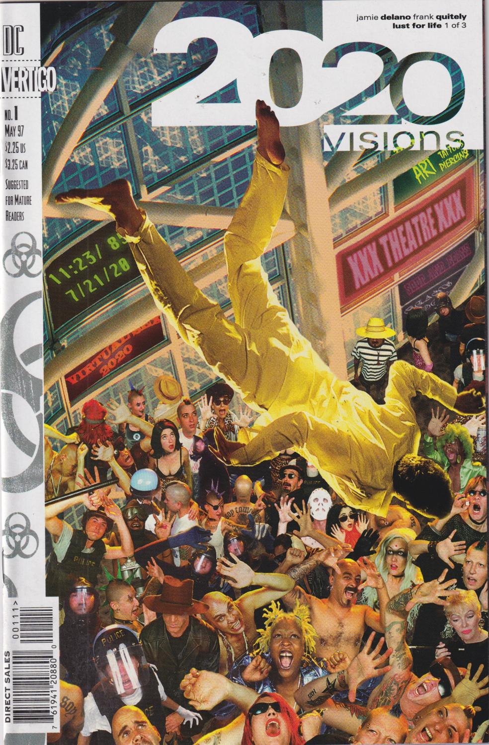 2020 VISIONS #1-12 DC 1997 COMPLETE SET