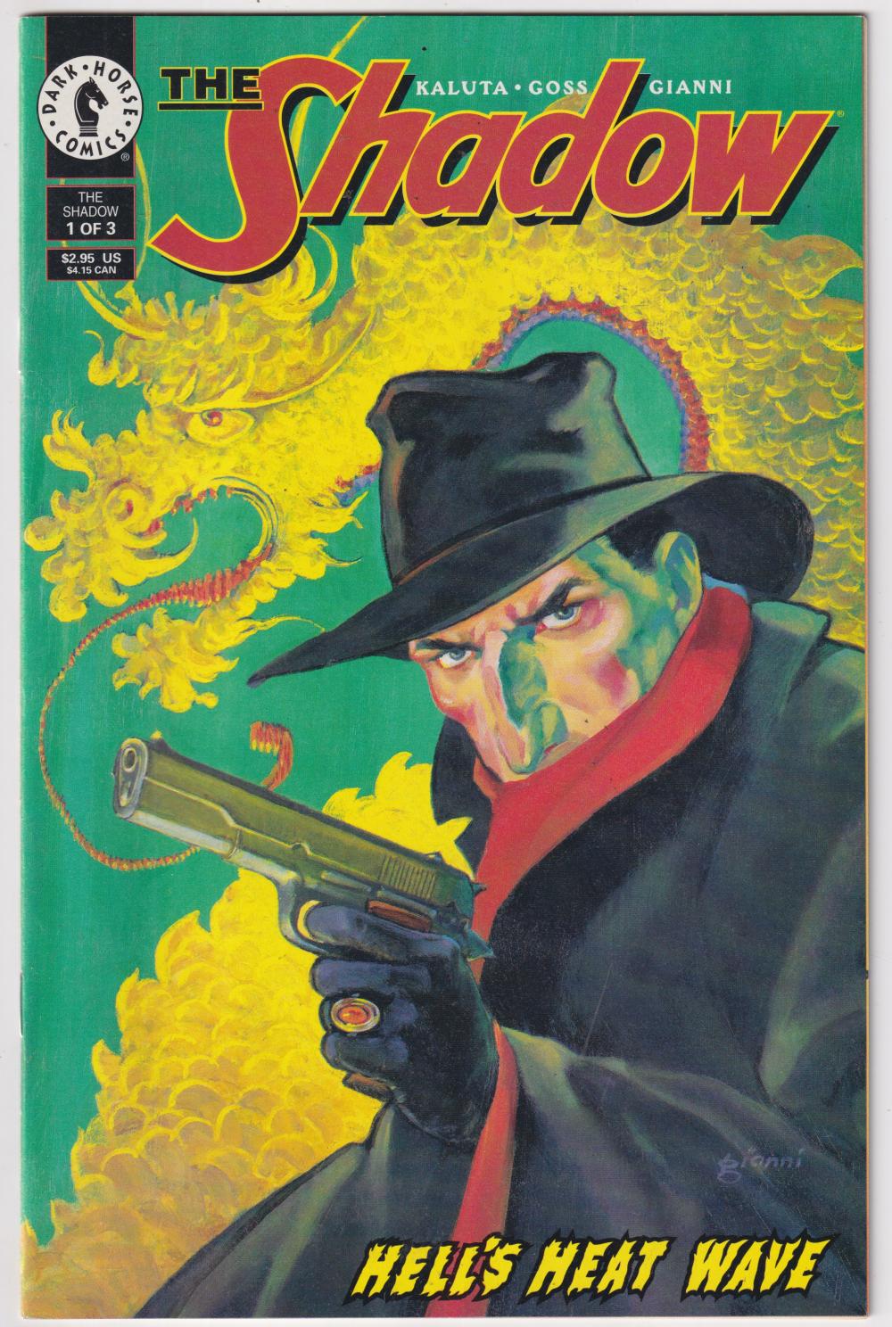 THE SHADOW HELLS HEAT WAVE #1-3 DARK HORSE 1995 COMPLETE SET