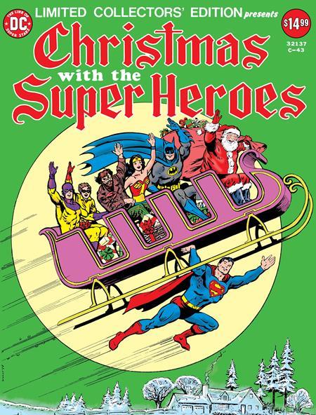 LIMITED COLLECTORS EDITION #43 CHRISTMAS WITH THE SUPER-HEROES FACSIMILE EDITION CVR B CURT SWAN FOIL VAR