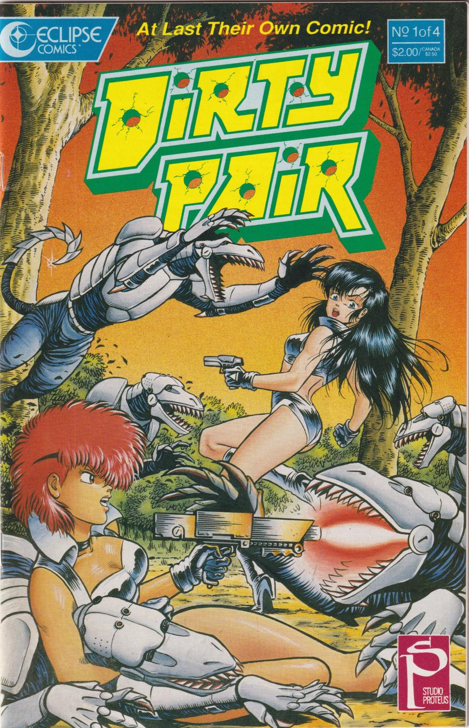 DIRTY PAIR #1-4 ECLIPSE 1988 COMPLETE SET