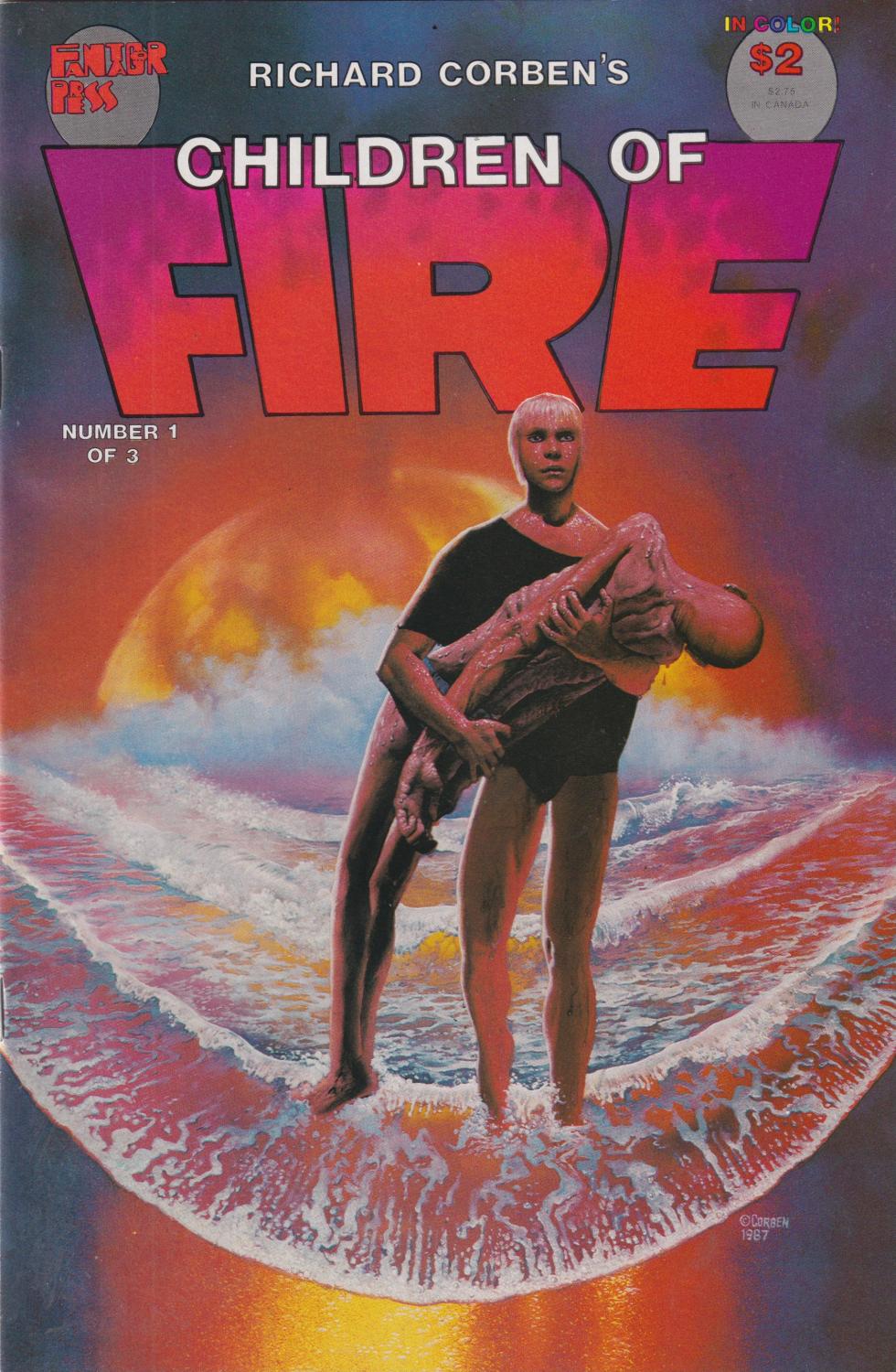 CHILDREN OF FIRE #1-3 FANTAPRESS 1987 COMPLETE SET