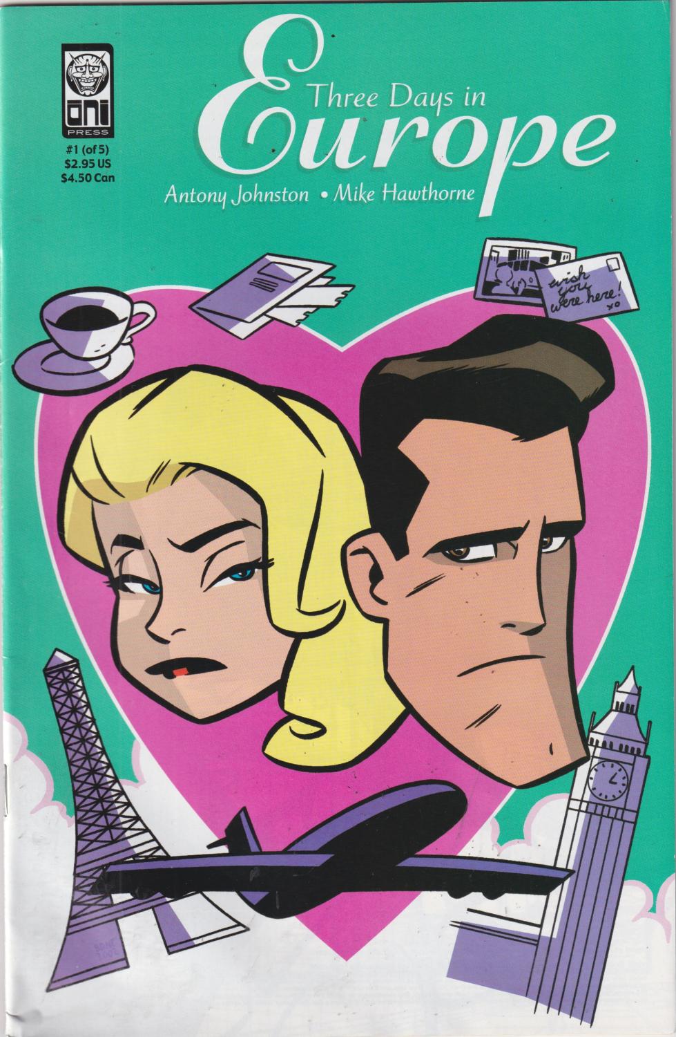 THREE DAYS IN EUROPE # 1-5 ONI 2008 COMPLETE SET