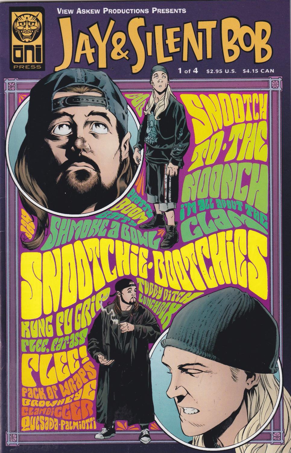 JAY & SILENT BOB #1-4 ONI 1998 COMPLETE SET