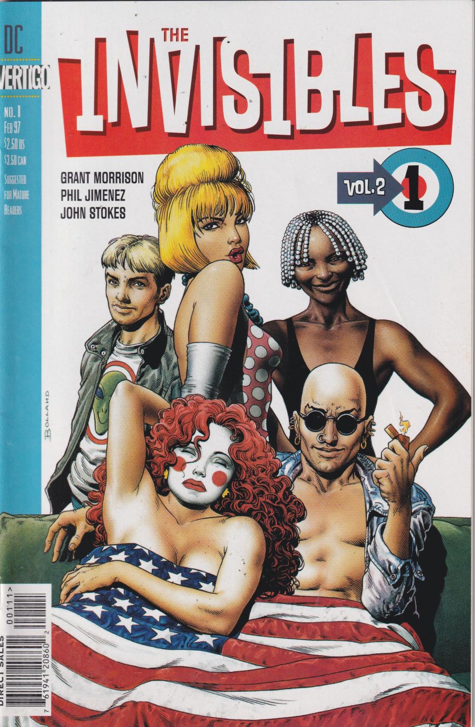 INVISIBLES #1-22 V. 2 DC 1997 COMPLETE SET