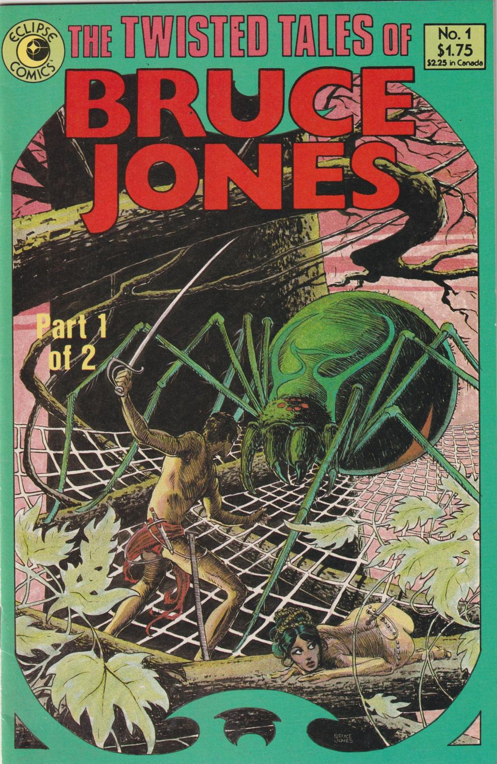 TWISTED TALES OF BRUCE JONES #1-4 ECLIPSE 1986 COMPLETE SET