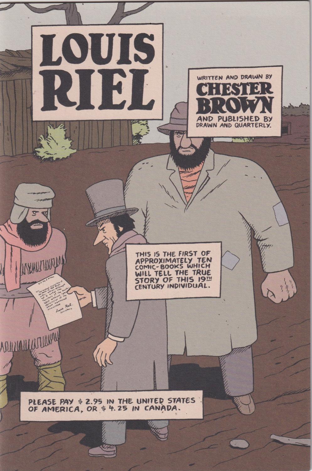 CHESTER BROWN LOUIS RIEL #1-10 D&Q 1999 COMPLETE SET