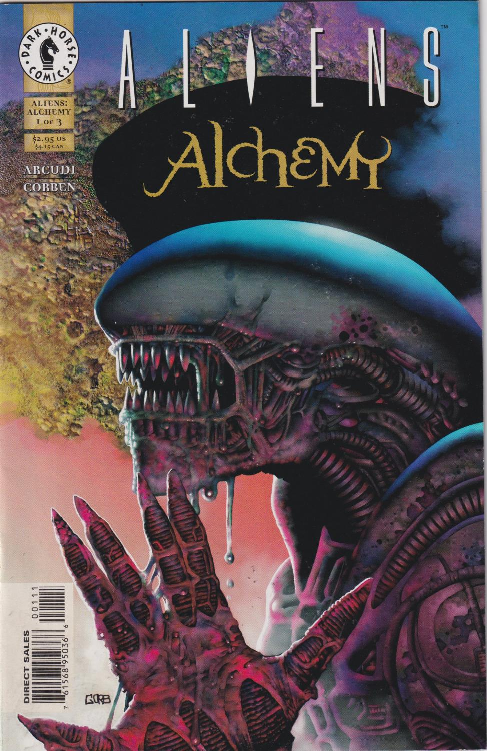 ALIENS ALCHEMY #1-3 DARK HORSE 1997 COMPLETE SET