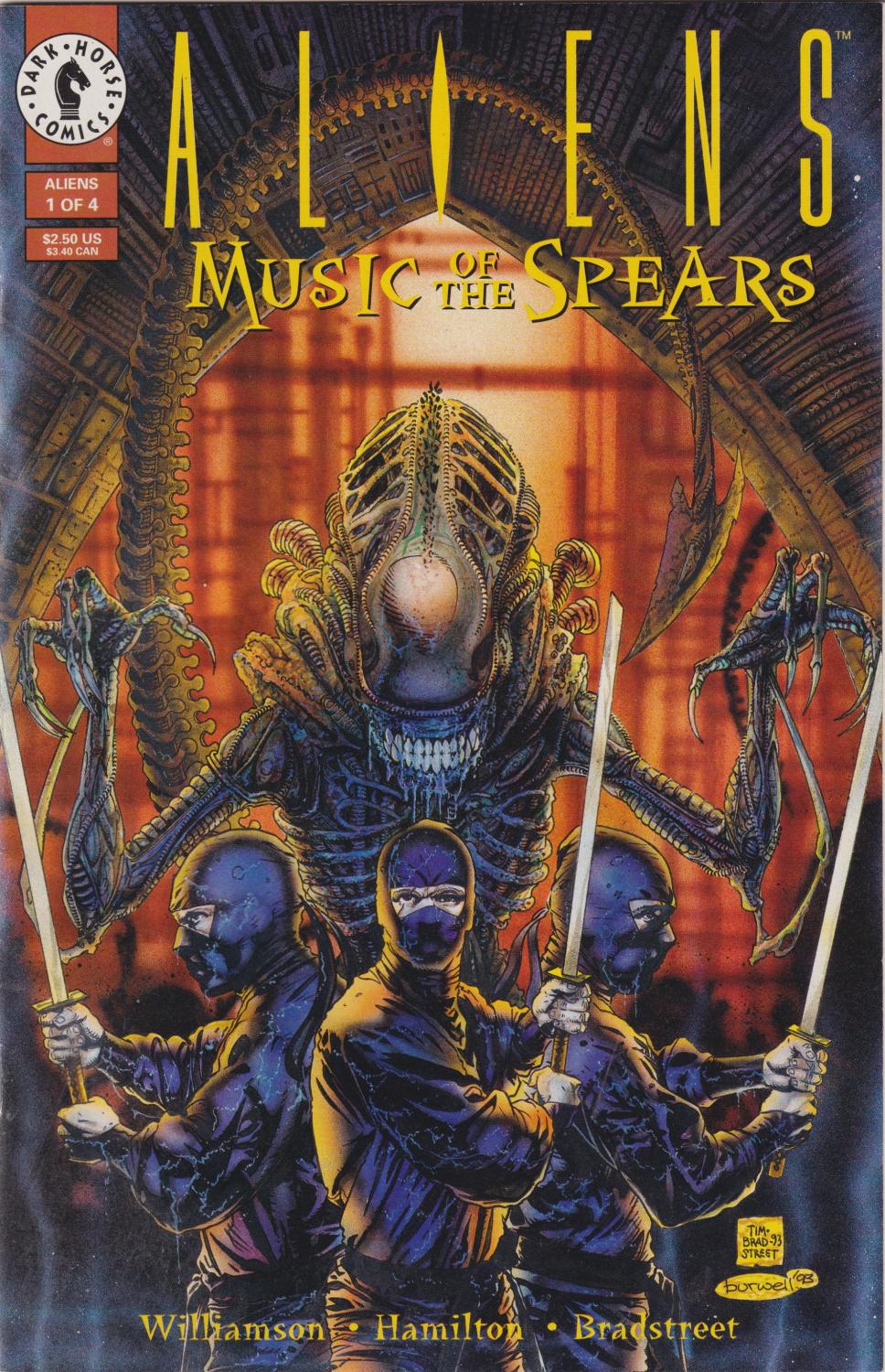 ALIENS MUSIC O/T SPEARS #1-4 DARK HORSE 1994 COMPLETE SET