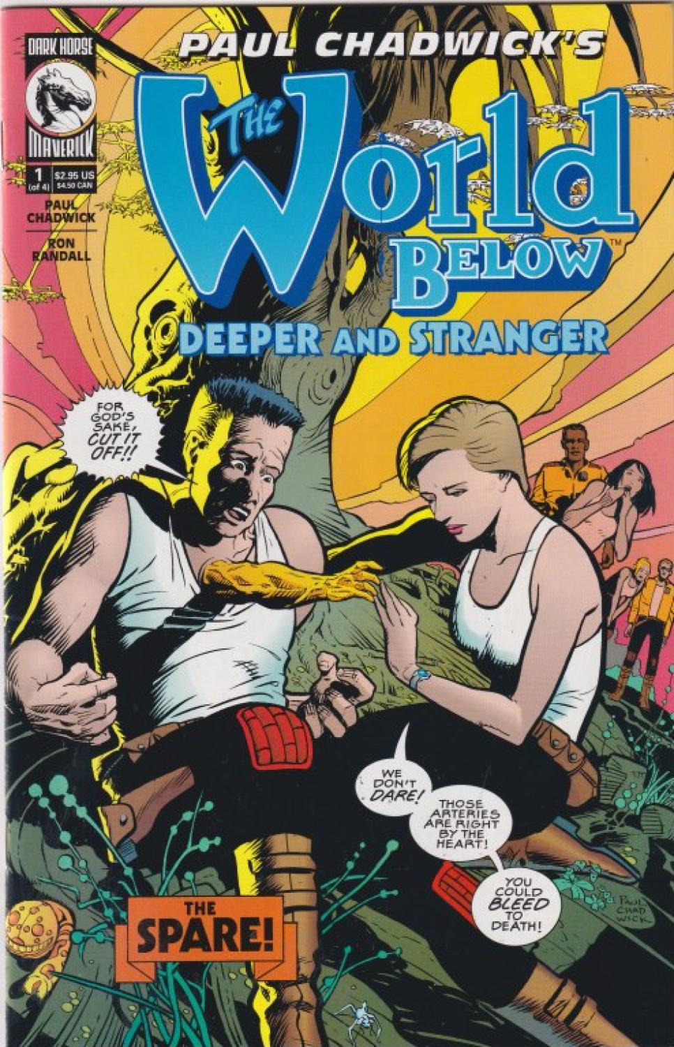 PAUL CHADWICK WORLD BELOW DEEPER & STRANGERS #1-4 DH 1999 COMPLETE SET
