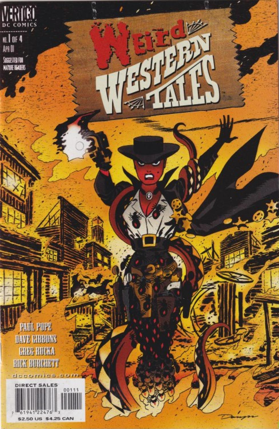 WEIRD WESTERN TALES #1-4 DC 2001 COMPLETE SET