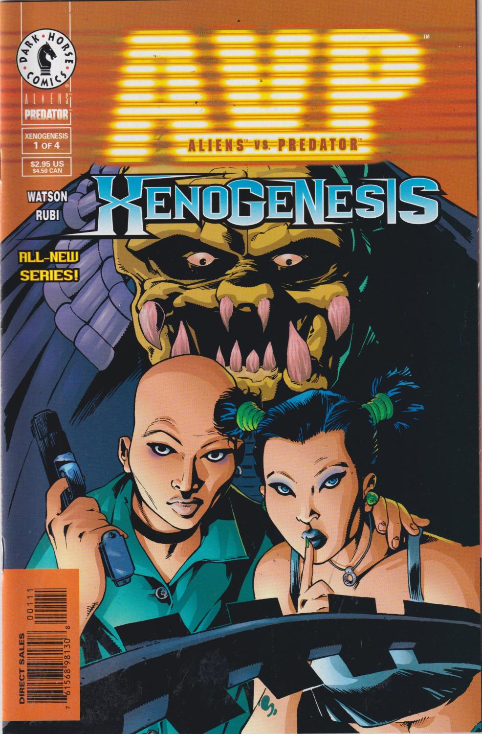 ALINES VS PREDATOR XENOGENESIS #1-4 DH 1999 COMPLETE SET