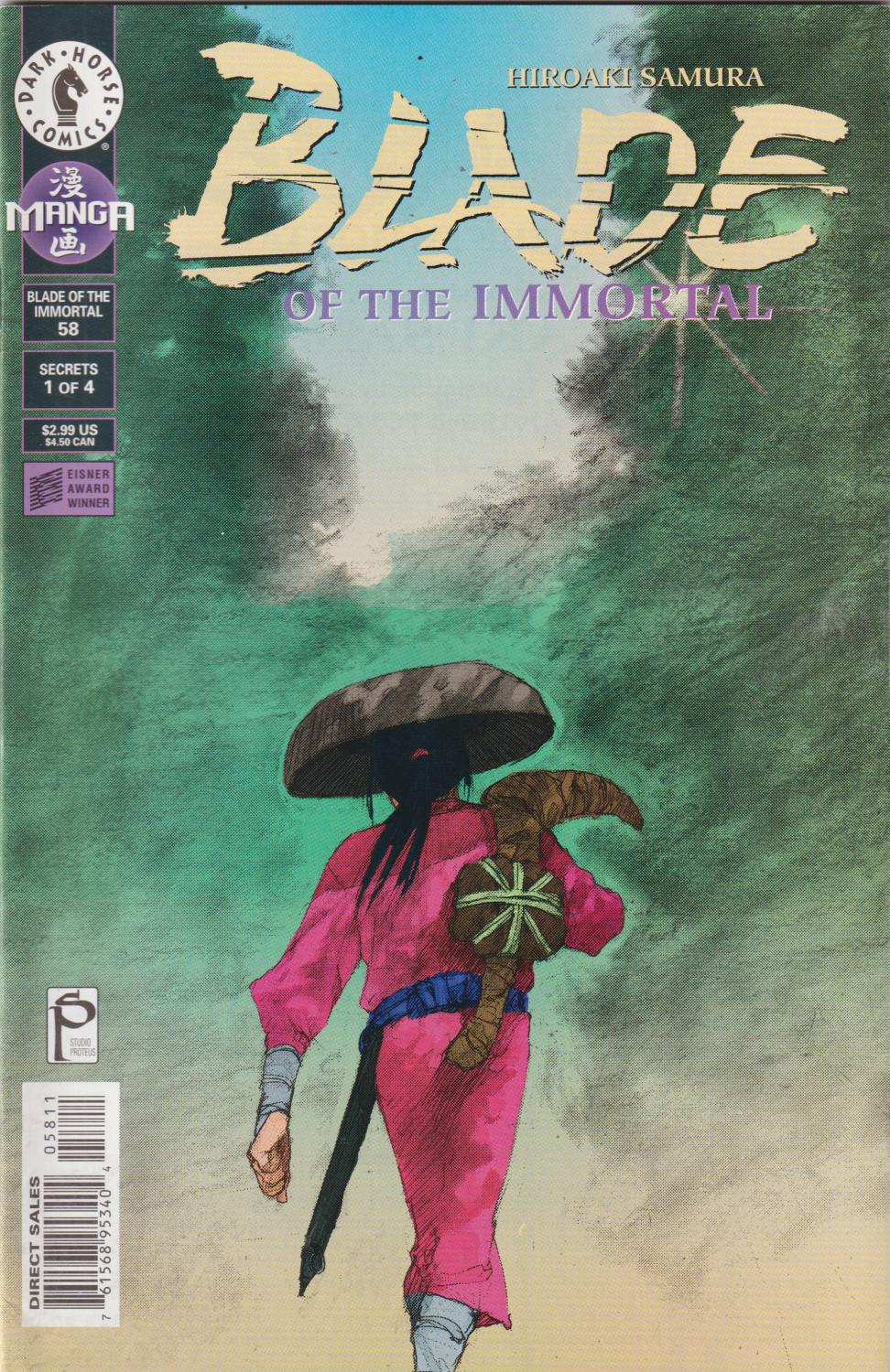 BLADE O/T IMMORTAL SECRETS #1-4 DH 2001 COMPLETE SET