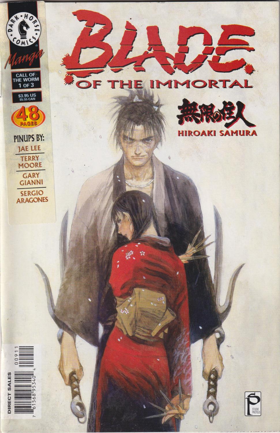 BLADE O/T IMMORTAL CALL O/T WORM #1-3 DH 2000 COMPLETE SET