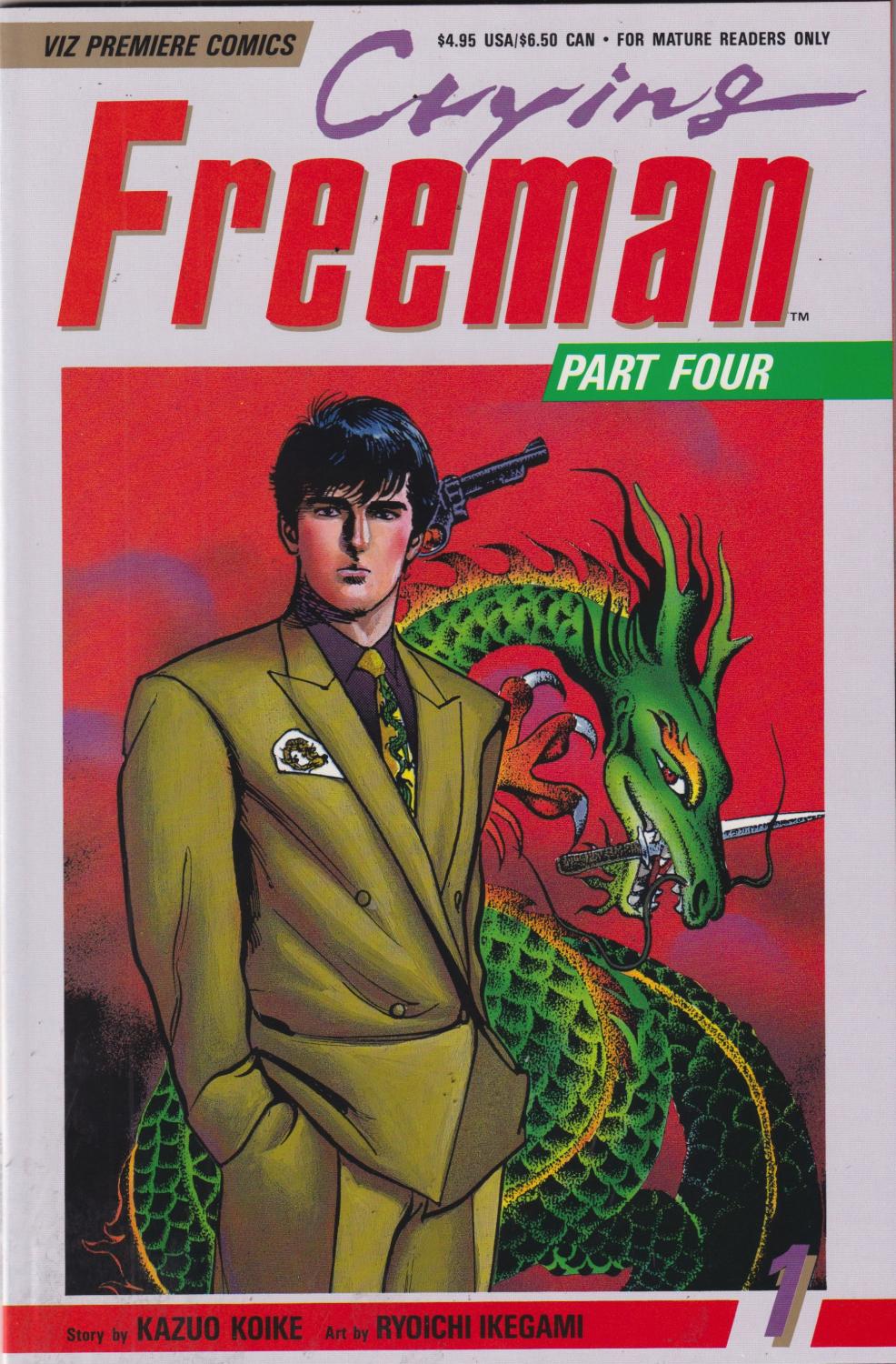 CRYING FREEMAN PT 4 #1-8 VIZ 1992 COMPLETE SET
