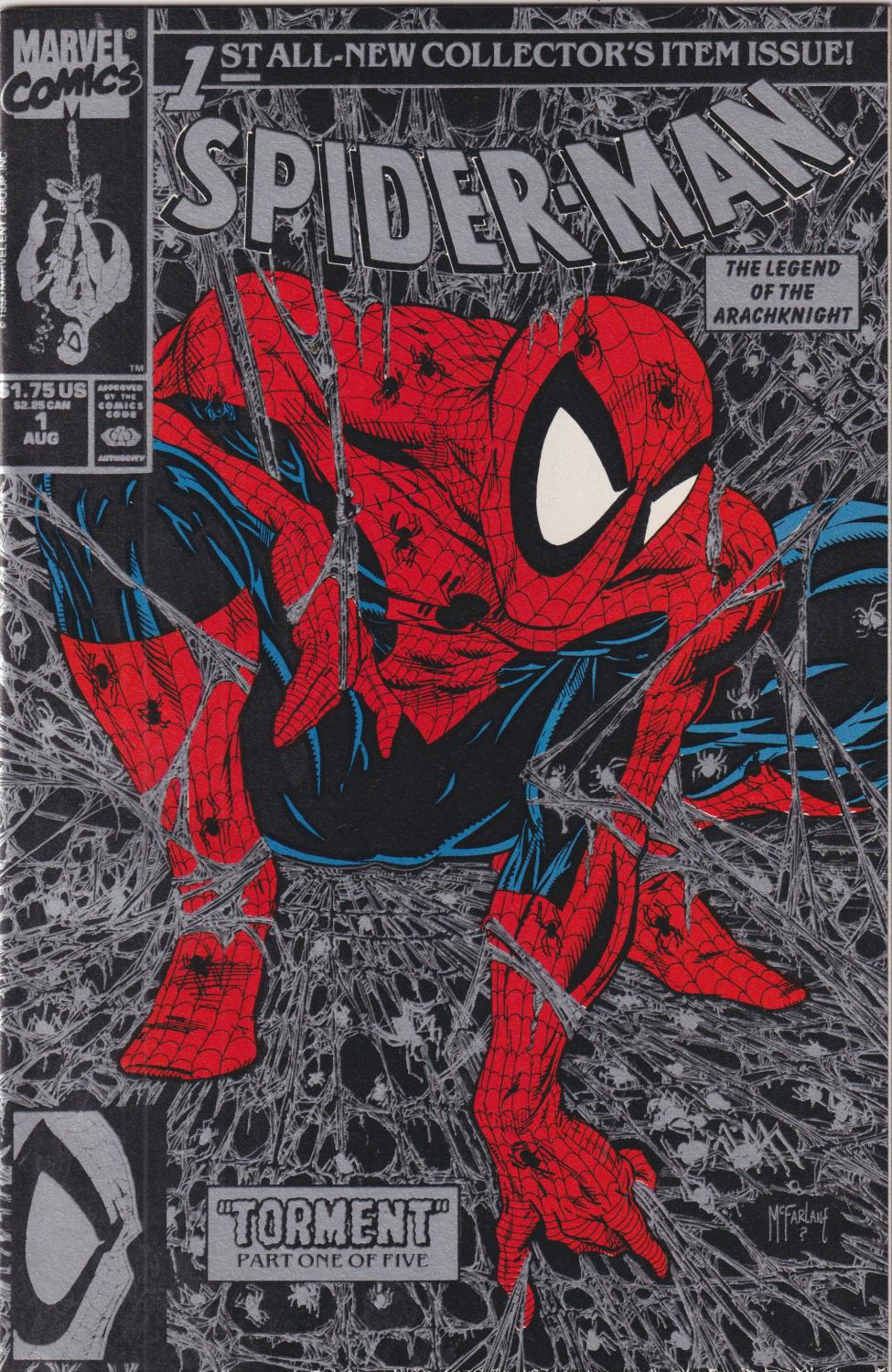 SPIDER-MAN #1-5 TORMENT MARVEL 1990 COMPLETE SET