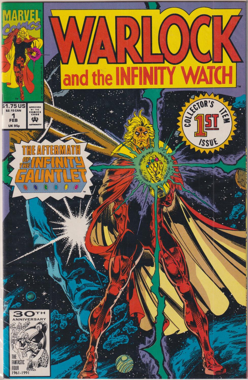 WARLOCK AND THE INFINITY WATCH #1-42 MRVL 1991 COMPLETE SET