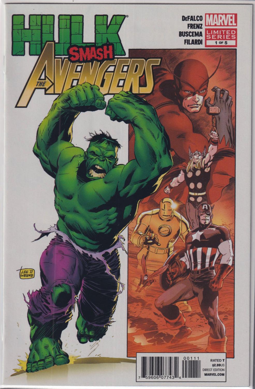 HULK SMASH AVENGERS 2012 1-5 COMPLETE SET