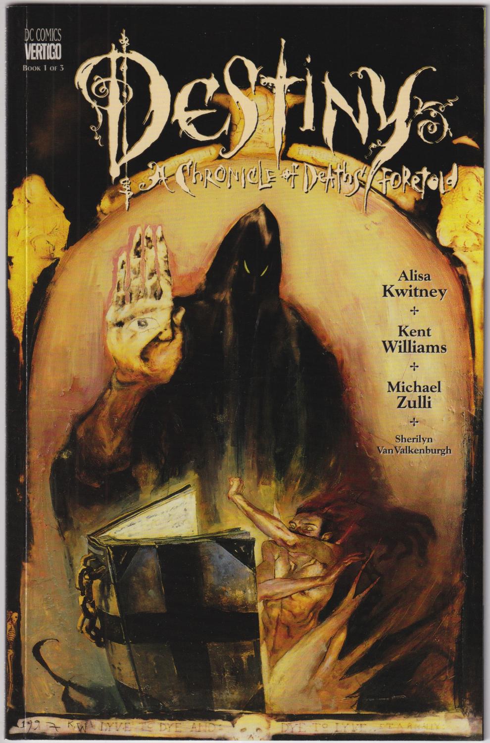 DESTINY A CHRONICLE OF DEATHS FORETOLD 1997 DC/VERTIGO 1-3 COMPLETE SET