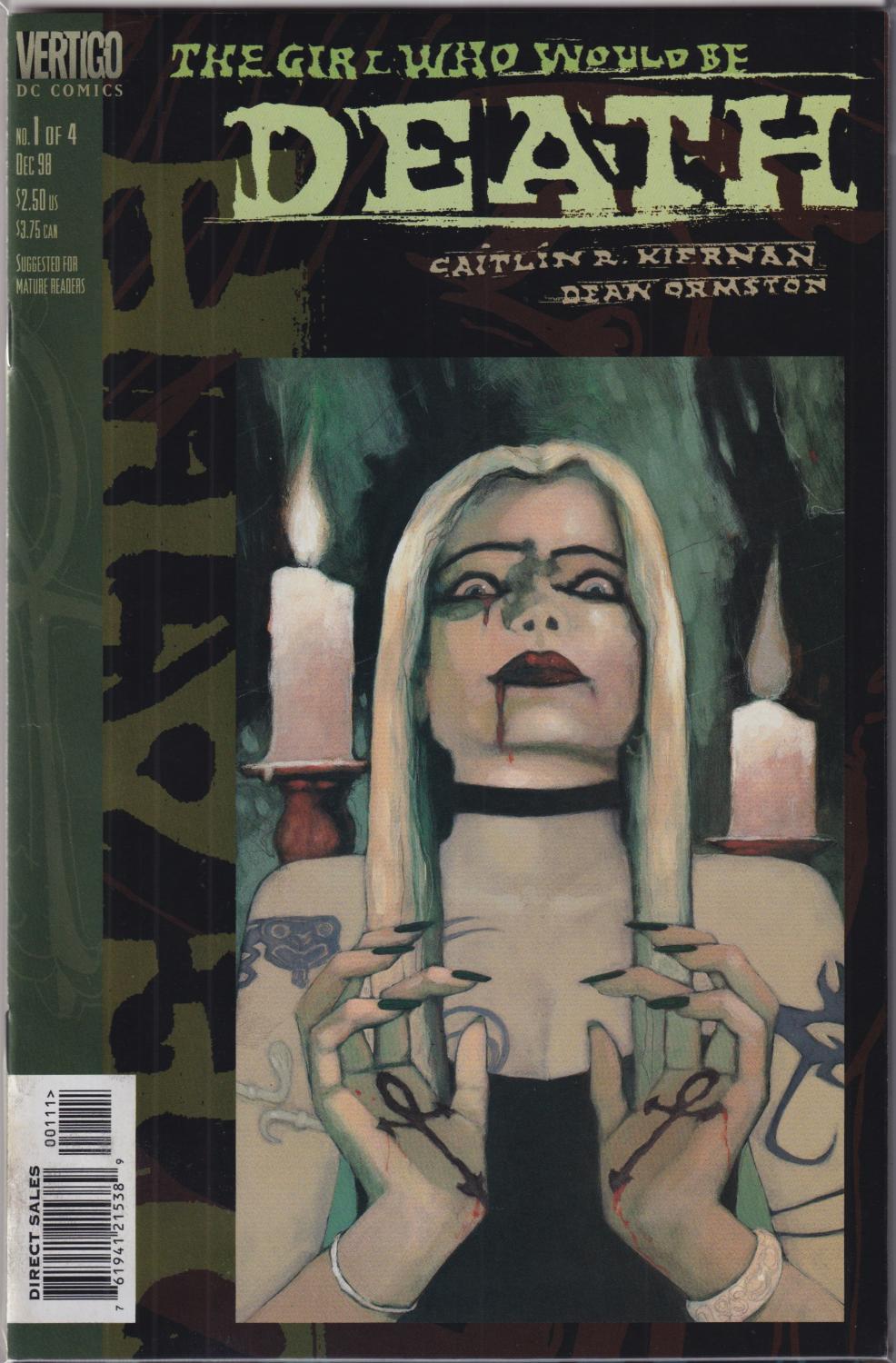 GIRL WHO WOULD BE DEATH 1998 DC/VERTIGO 1-4 COMPLETE SET