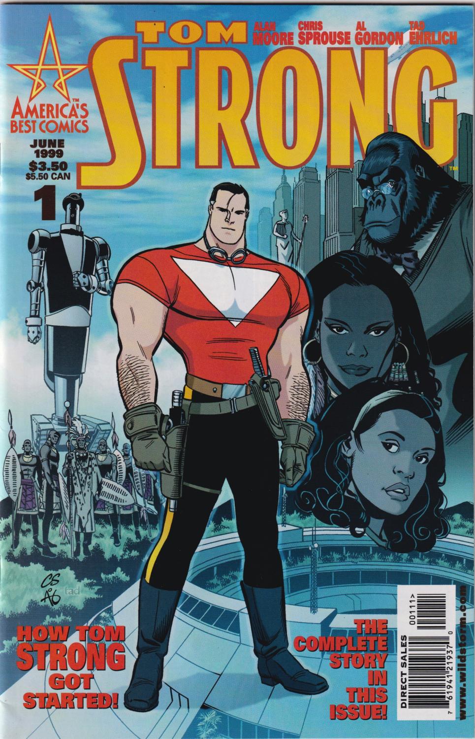 TOM STRONG #1-36 ABC 1999 COMPLETE SET