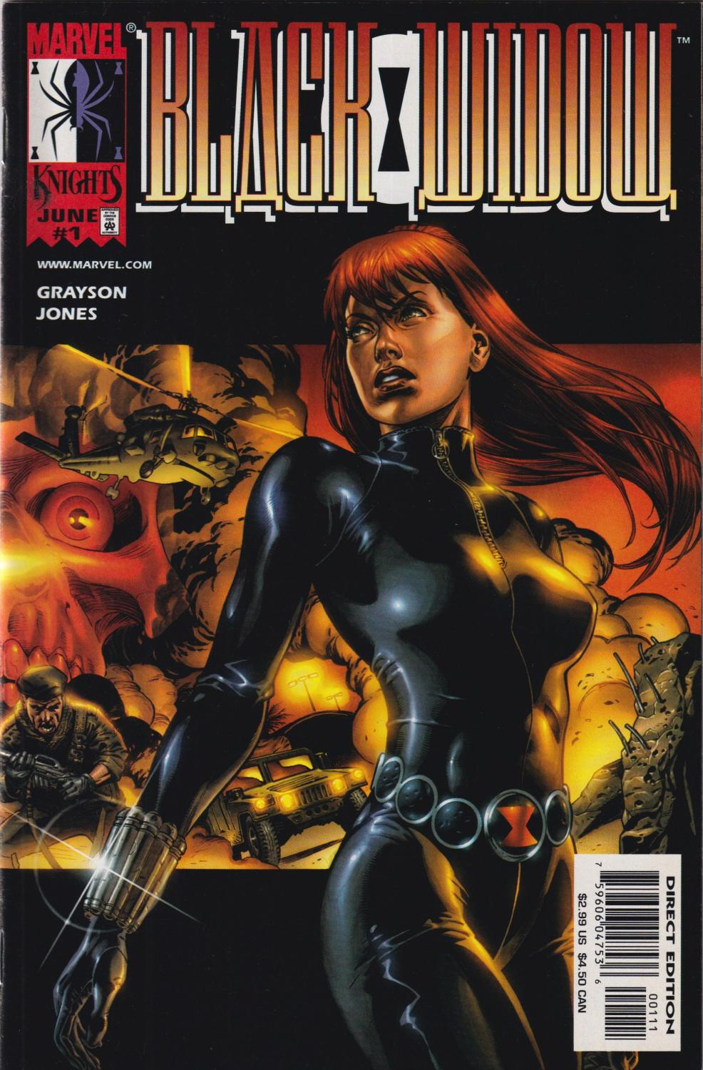 BLACK WIDOW #1-3 MARVEL 1999 COMPLETE SET