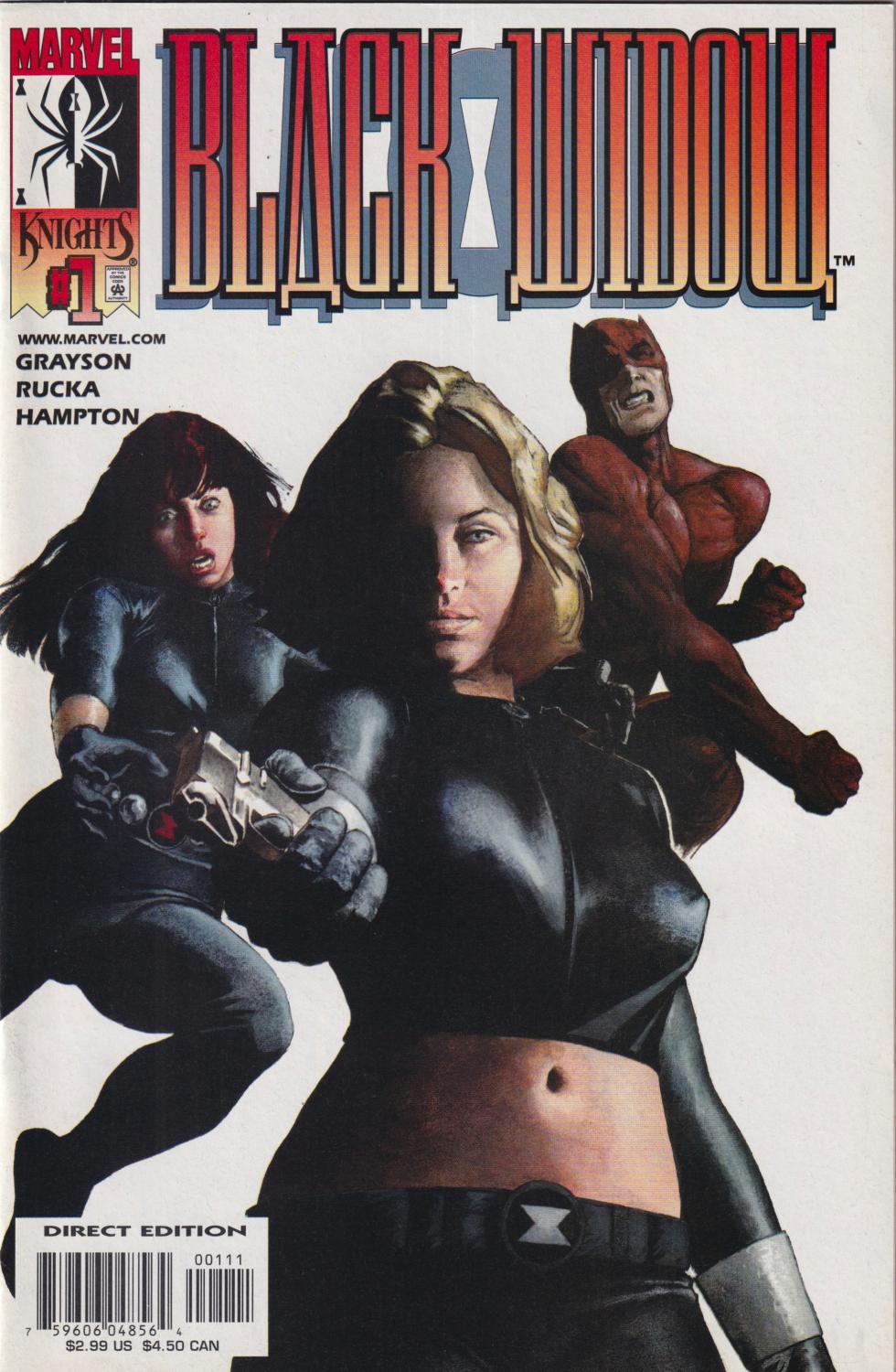 BLACK WIDOW #1-3 MARVEL 2001 COMPLETE SET