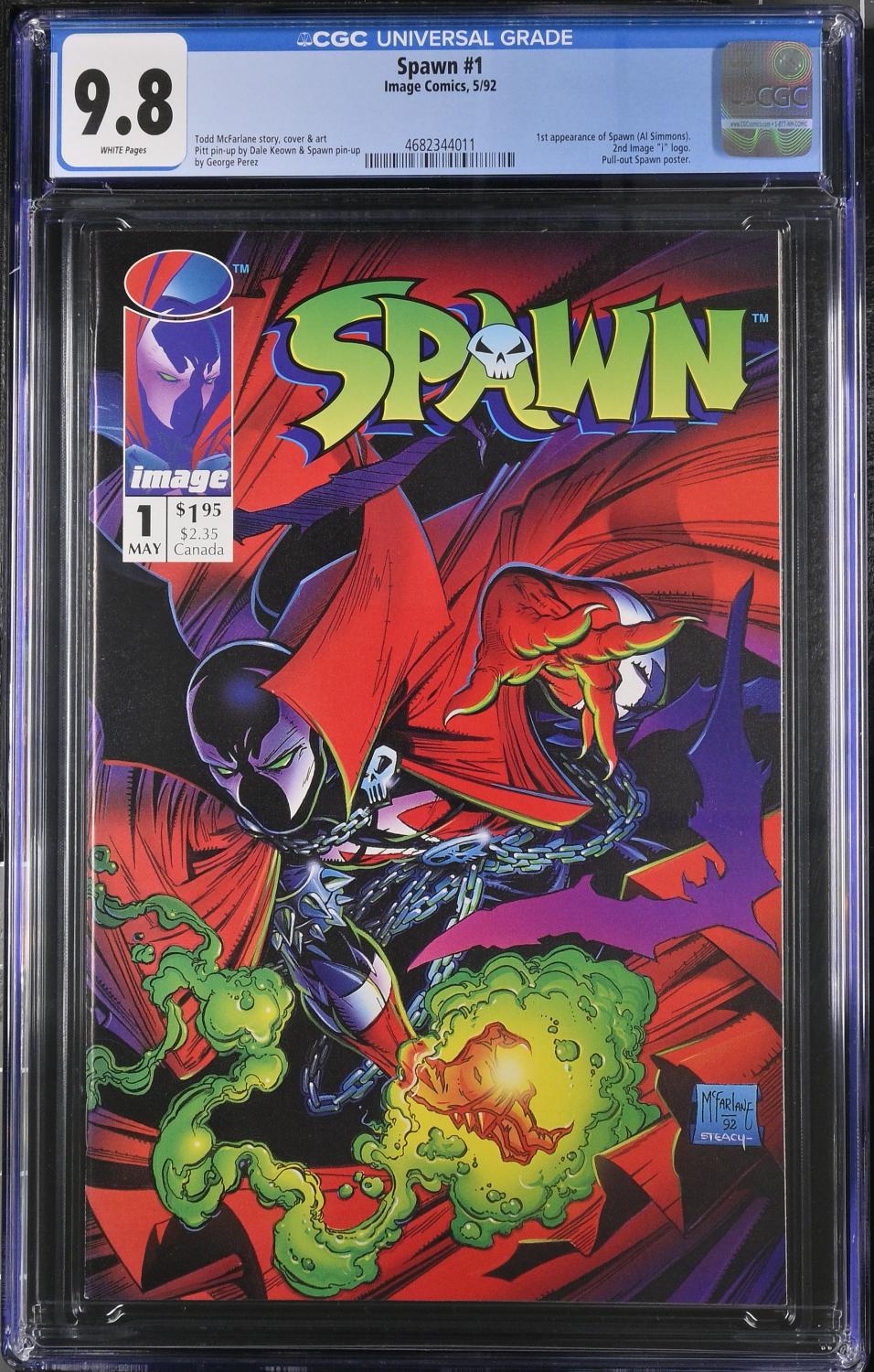 SPAWN #1 CGC 9.8 NM/M