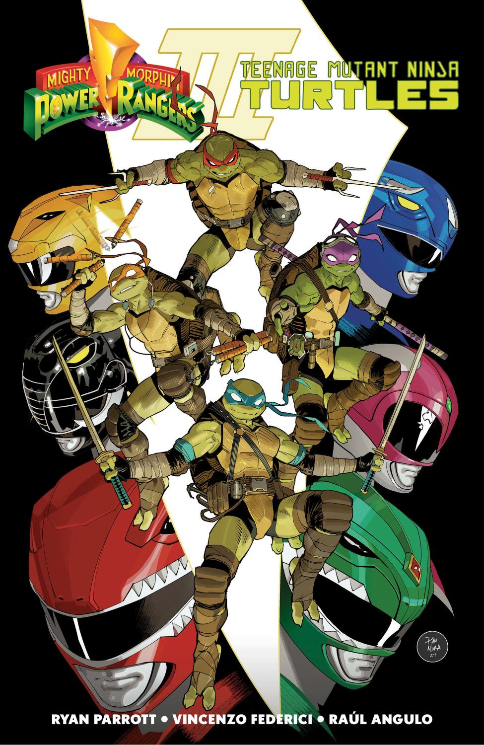 MIGHTY MORPHIN POWER RANGERS TEENAGE MUTANT NINJA TURTLES III TP