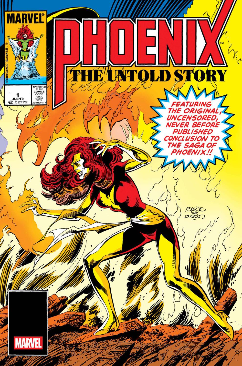 PHOENIX THE UNTOLD STORY #1 FACSIMILE EDITION FOIL VAR CVR B