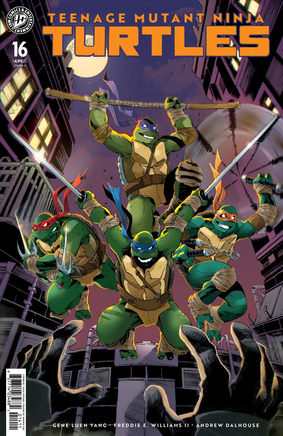 TEENAGE MUTANT NINJA TURTLES #16 VAR C PIZZARI CVR C
