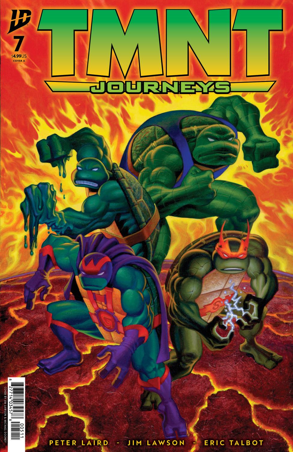 TMNT JOURNEYS #7 COVER A DOONEY AND LAWSON CVR A