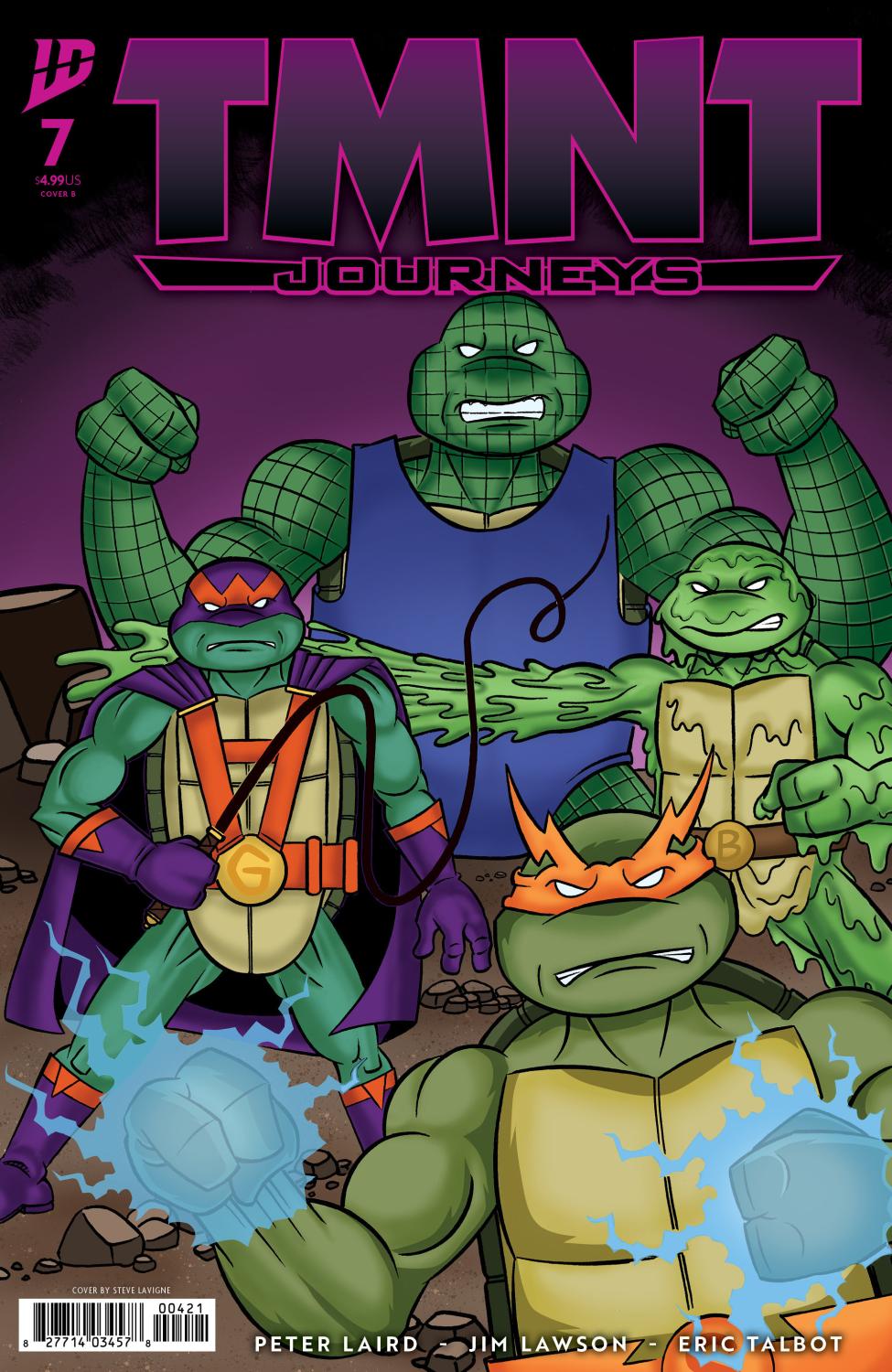 TMNT JOURNEYS #7 VAR B LAVIGNE CVR B