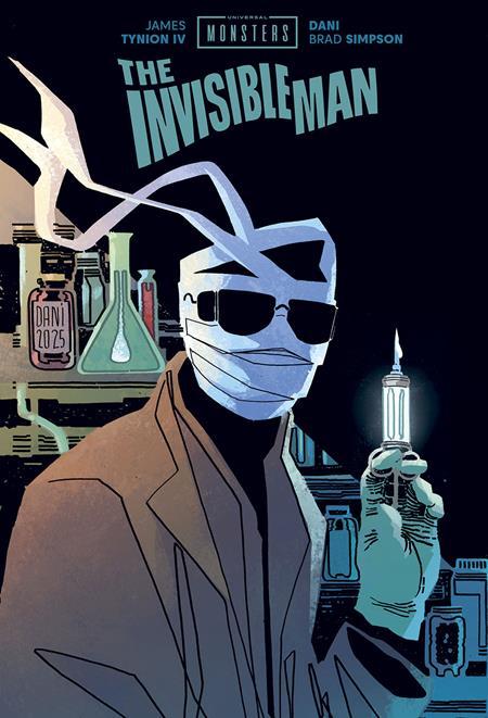 UNIVERSAL MONSTERS THE INVISIBLE MAN HC DANI AND BRAD SIMPSON CVR