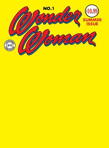 WONDER WOMAN #1 FACSIMILE EDITION CVR B BLANK CARD STOCK VAR 2026 EDITION