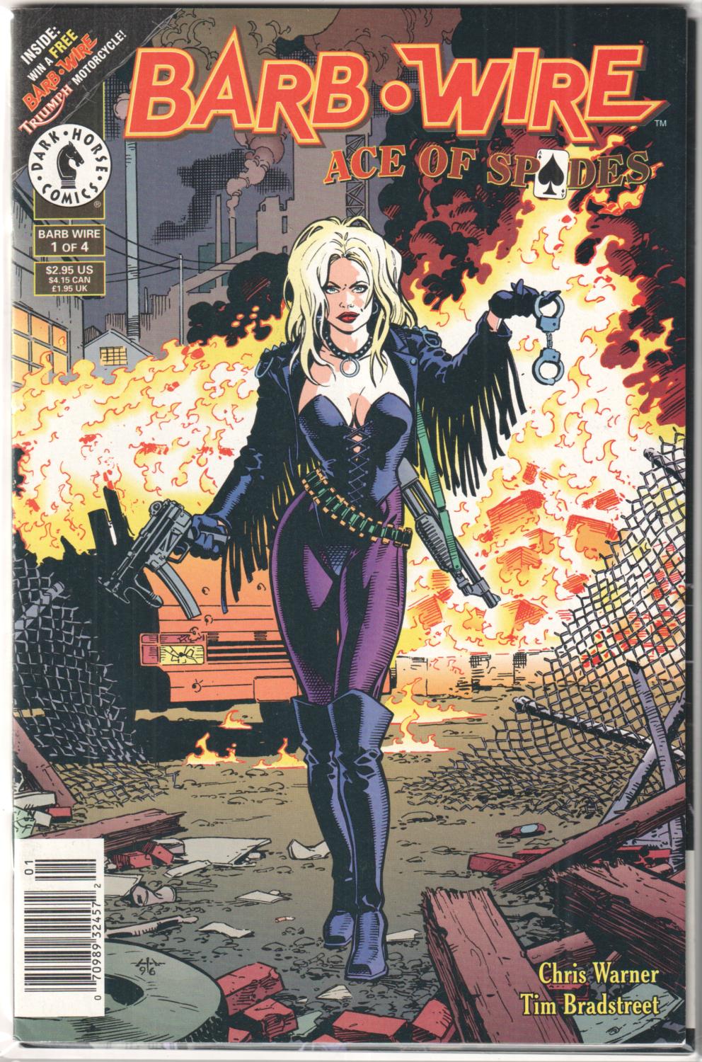 BARB WIRE ACE OF SPADES #1-4 DARK HORSE 1996 COMPLETE SET