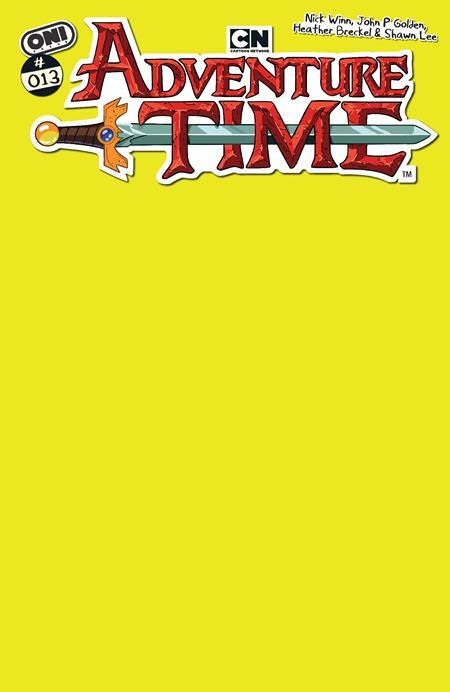 ADVENTURE TIME 2025 #13 CVR C MAGIC MAN YELLOW BLANK SKETCH VAR