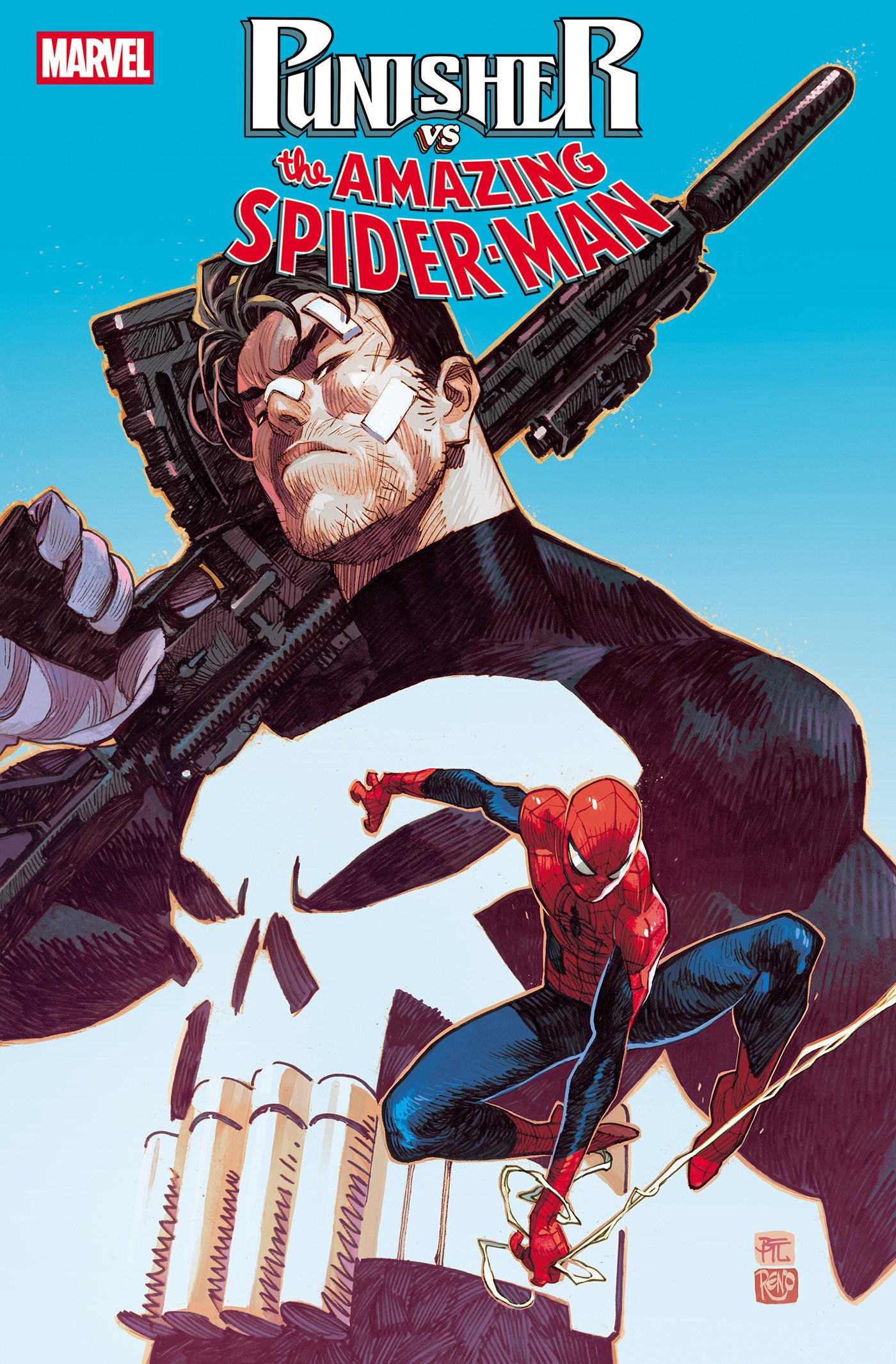 PUNISHER VS SPIDER-MAN #1 DIKE RUAN VAR CVR D
