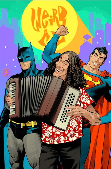 DF BATMAN SUPERMAN WORLDS FINEST #50 DAN MORA WEIRD AL YANKOVIC CAMEO VAR CGC GRADED CVR A