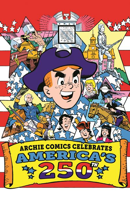 ARCHIE COMICS CELEBRATES AMERICAS 250TH ONE SHOT CVR E STAN GOLDBERG LIFE WITH ARCHIE RETRO FOIL FULL ART VAR
