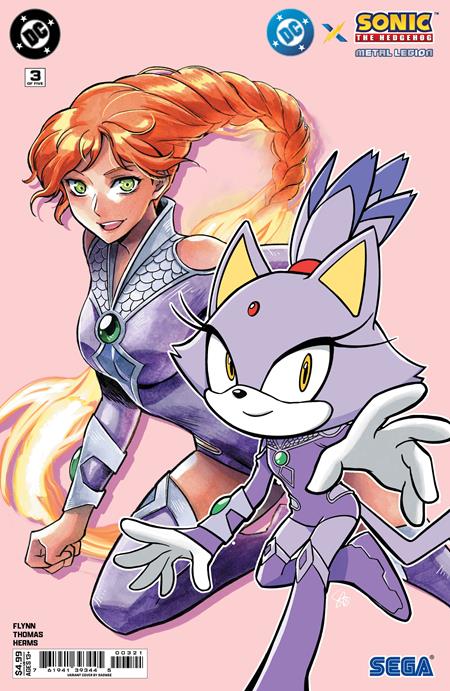 DC X SONIC THE HEDGEHOG THE METAL LEGION #3 CVR B SAOWEE CARD STOCK VAR OF 5