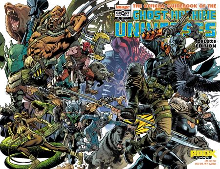 GHOST MACHINE THE OFFICIAL GUIDEBOOK #4 CVR B BRYAN HITCH AND BRAD ANDERSON WRAPAROUND VAR OF 5