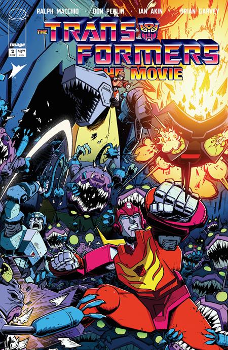 THE TRANSFORMERS THE MOVIE 40TH ANNIVERSARY EDITION #2 CVR A NICK ROCHE AND JOSH BURCHAM OF 3