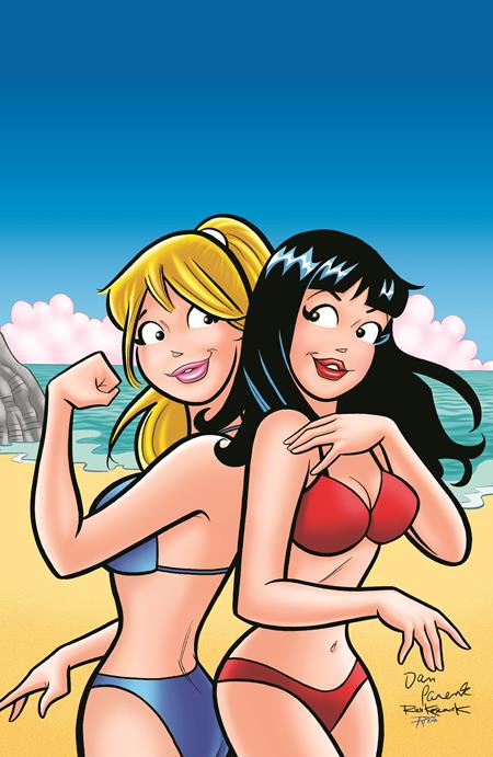 ARCHIE COMICS 85TH ANNIVERSARY PRESENTS BETTY AND VERONICA SWIMSUIT SPECIAL ONE SHOT CVR D DAN PARENT RICH KOSLOWSKI FOIL FULL ART VAR