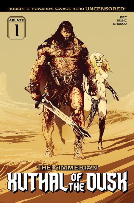 CIMMERIAN XUTHAL OF THE DUSK #1 CVR B STEVAN SUBIC VAR OF 3