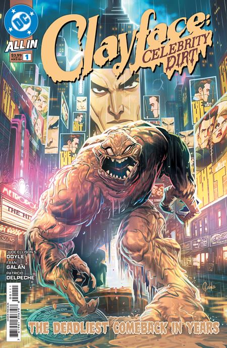 CLAYFACE CELEBRITY DIRT #1 CVR A FRAN GALAN OF 6