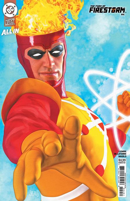 FURY OF FIRESTORM #4 CVR E MARK SPEARS CARD STOCK VAR OF 8