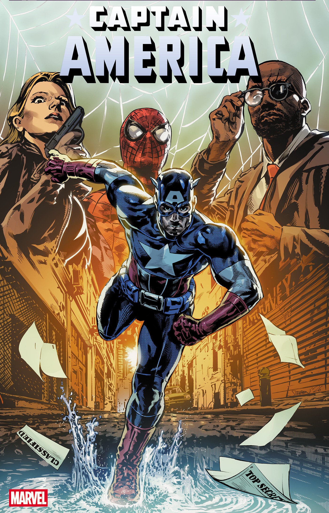 CAPTAIN AMERICA #13 STEPHEN MOONEY CVR ARM CVR D
