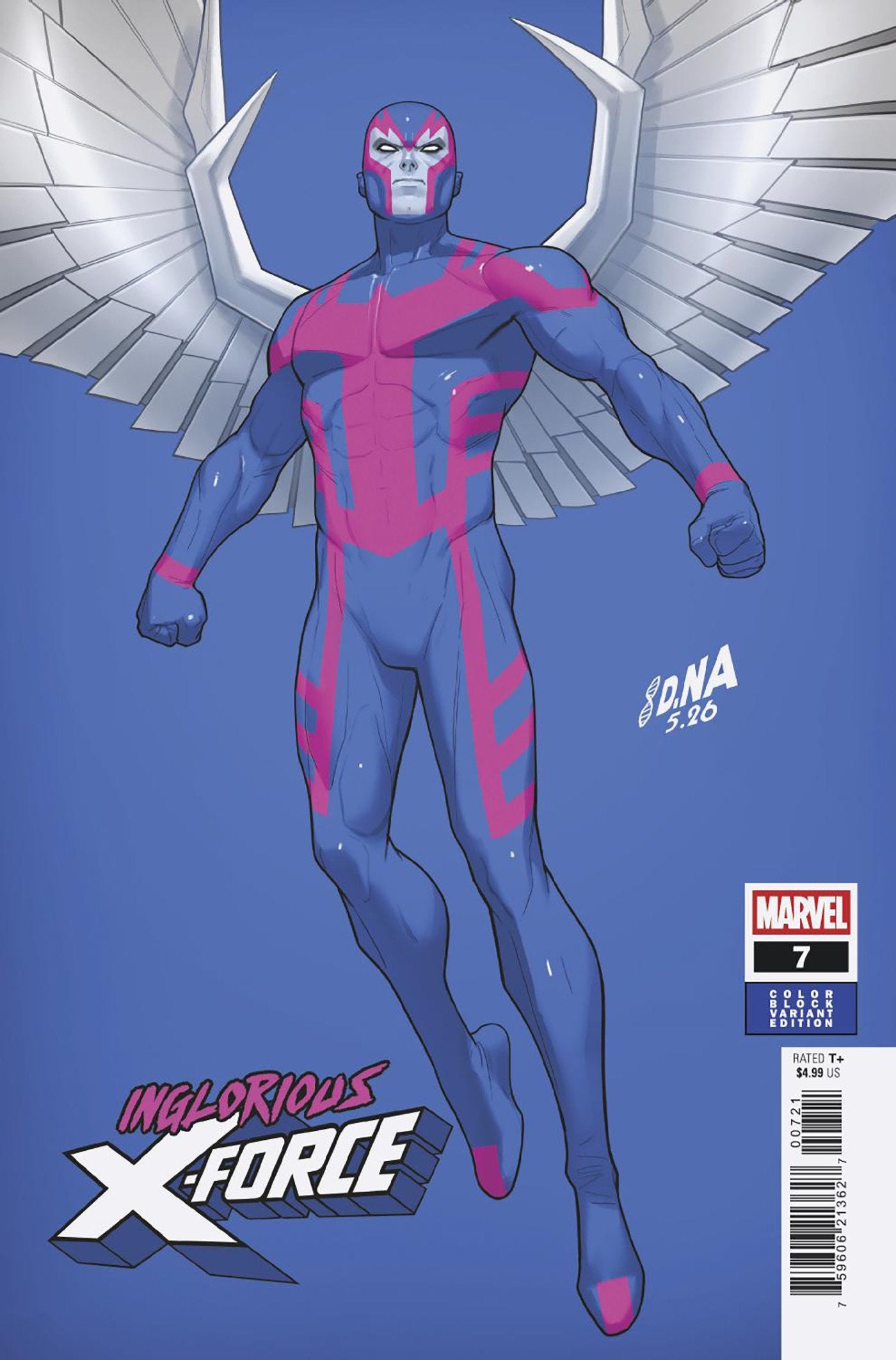 INGLORIOUS X-FORCE #7 DAVID NAKAYAMA COLOR BLOCK BLUE VAR CVR B